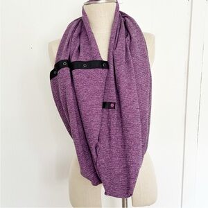 Lululemon Vinyasa Purple Cotton Women's Scarf/Wrap